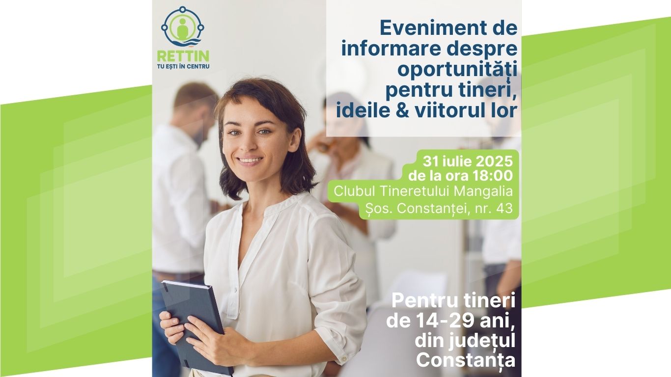 ACTIVITATE: Eveniment de informare despre oportunități pentru tineri, ideile & viitorul lor (MANGALIA)