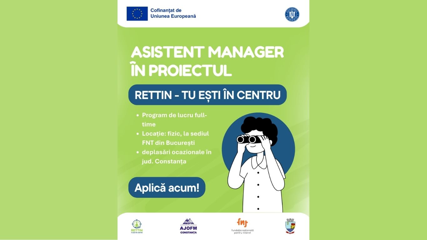 RECRUTARE: Căutăm asistent manager