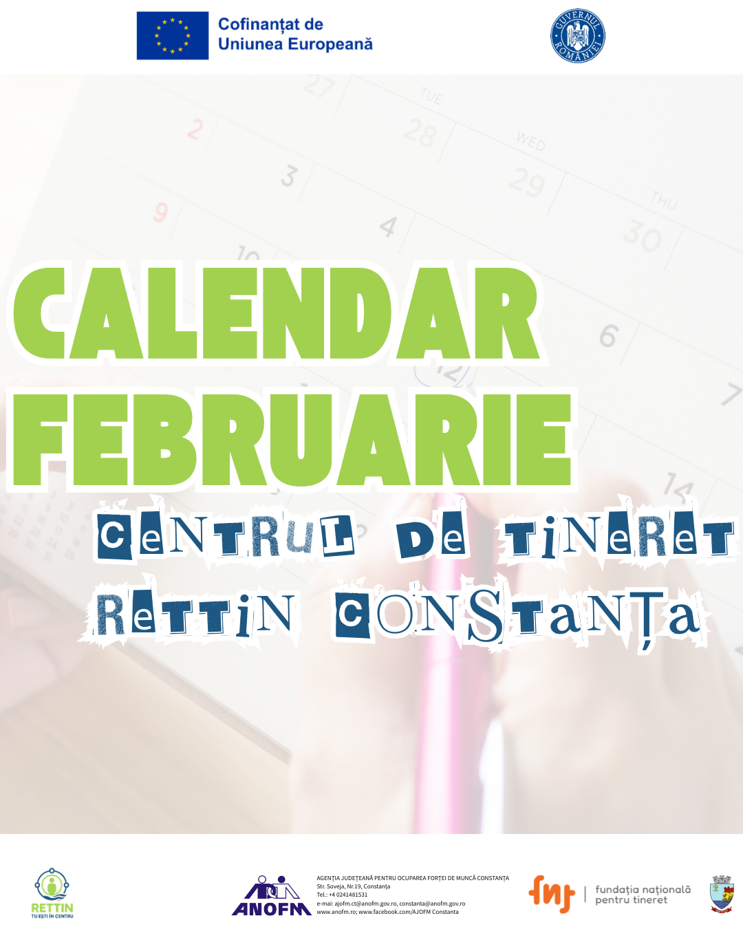 PROGRAMUL CENTRULUI RETTIN CONSTANȚA – Luna februarie 2026