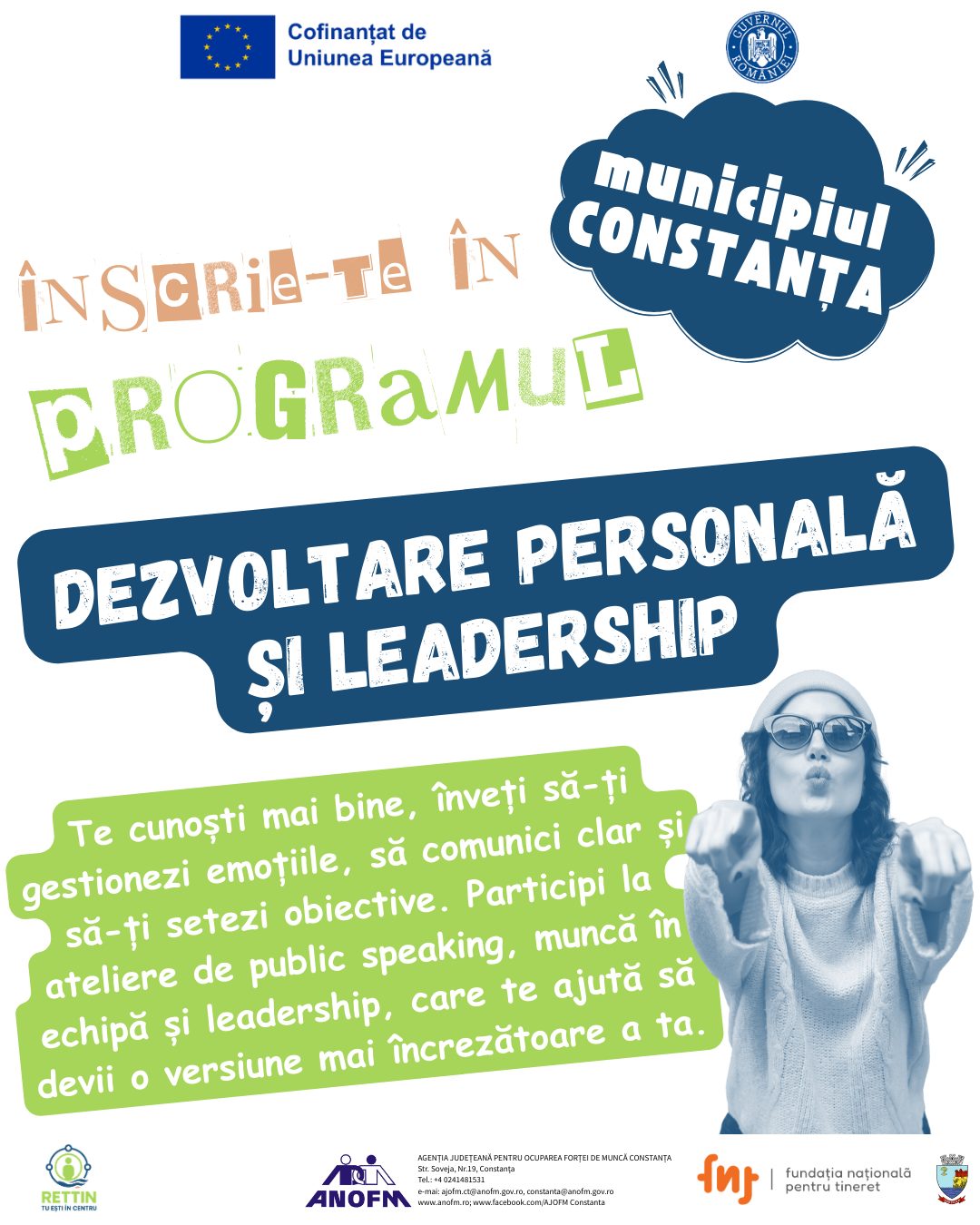 Înscrie-te în Programul DEZVOLTARE PERSONALĂ ȘI LEADERSHIP