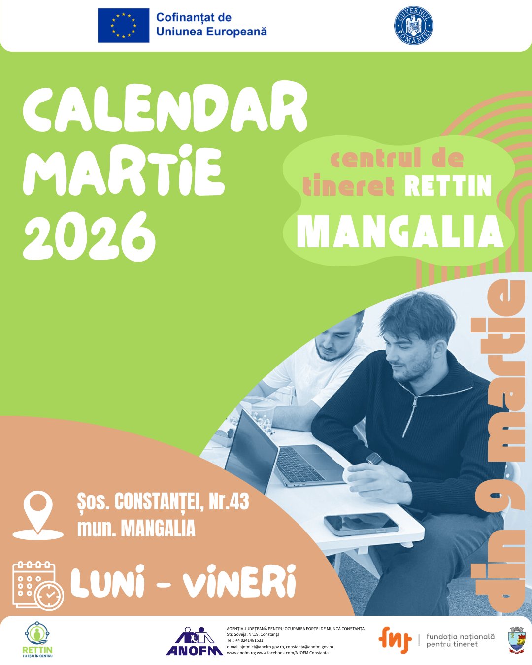 Calendar MARTIE 2026 – RETTIN Mangalia