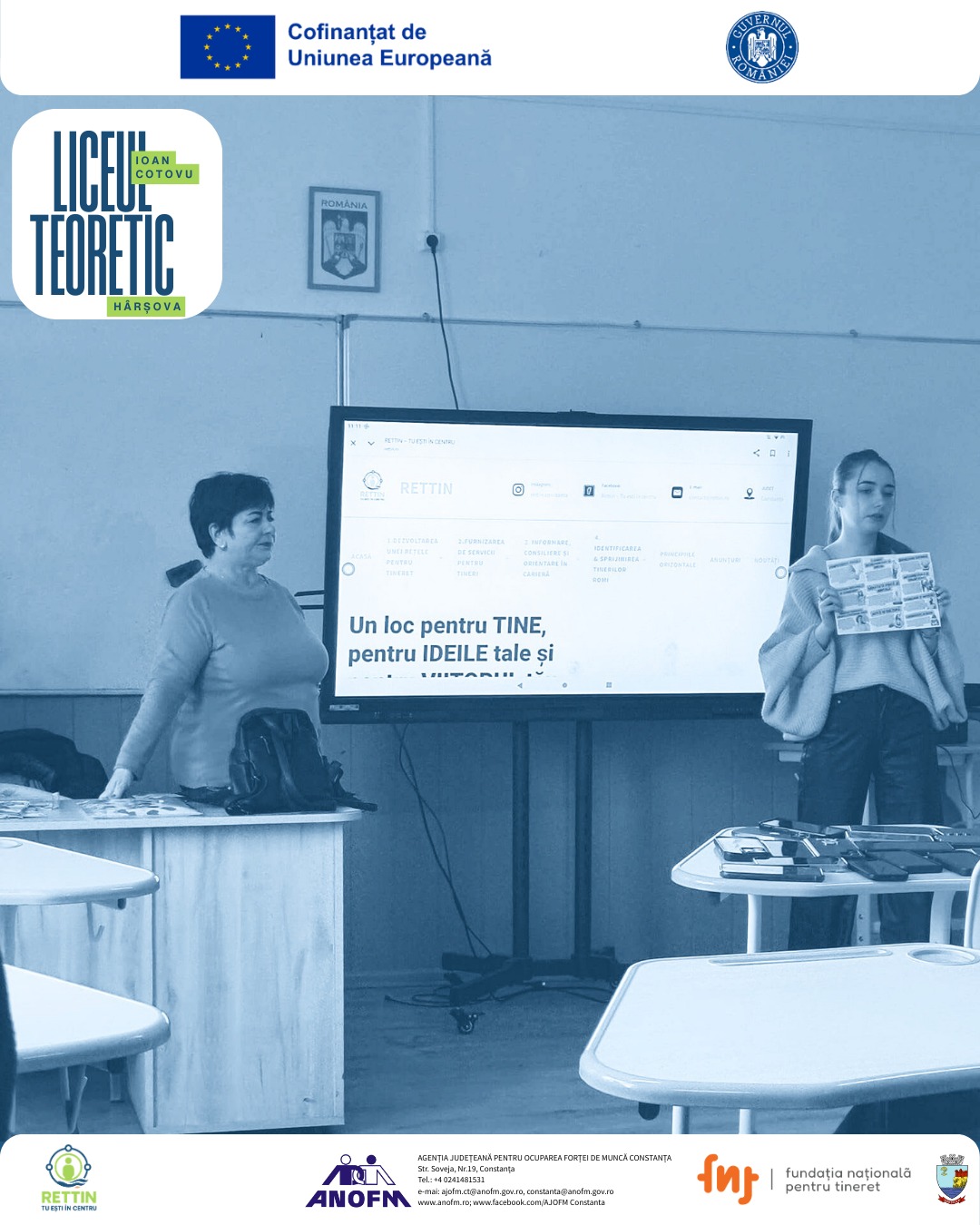 Activități de informare & învățare non-formală la Liceului Teoretic „IOAN COTOVU” din Hârșova