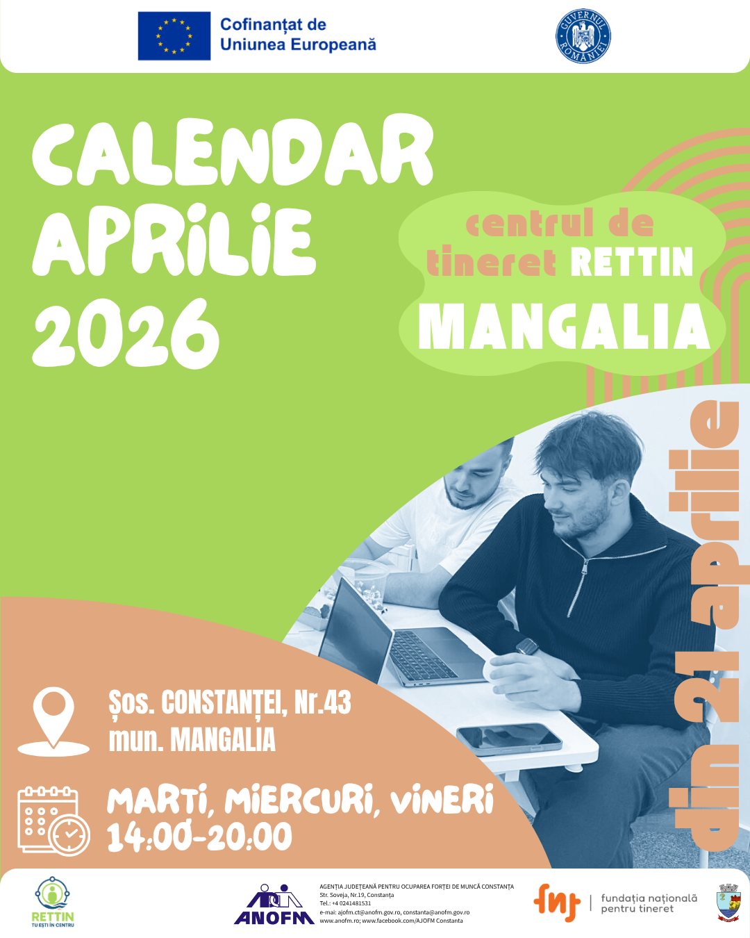 Calendar APRILIE 2026 – RETTIN Mangalia
