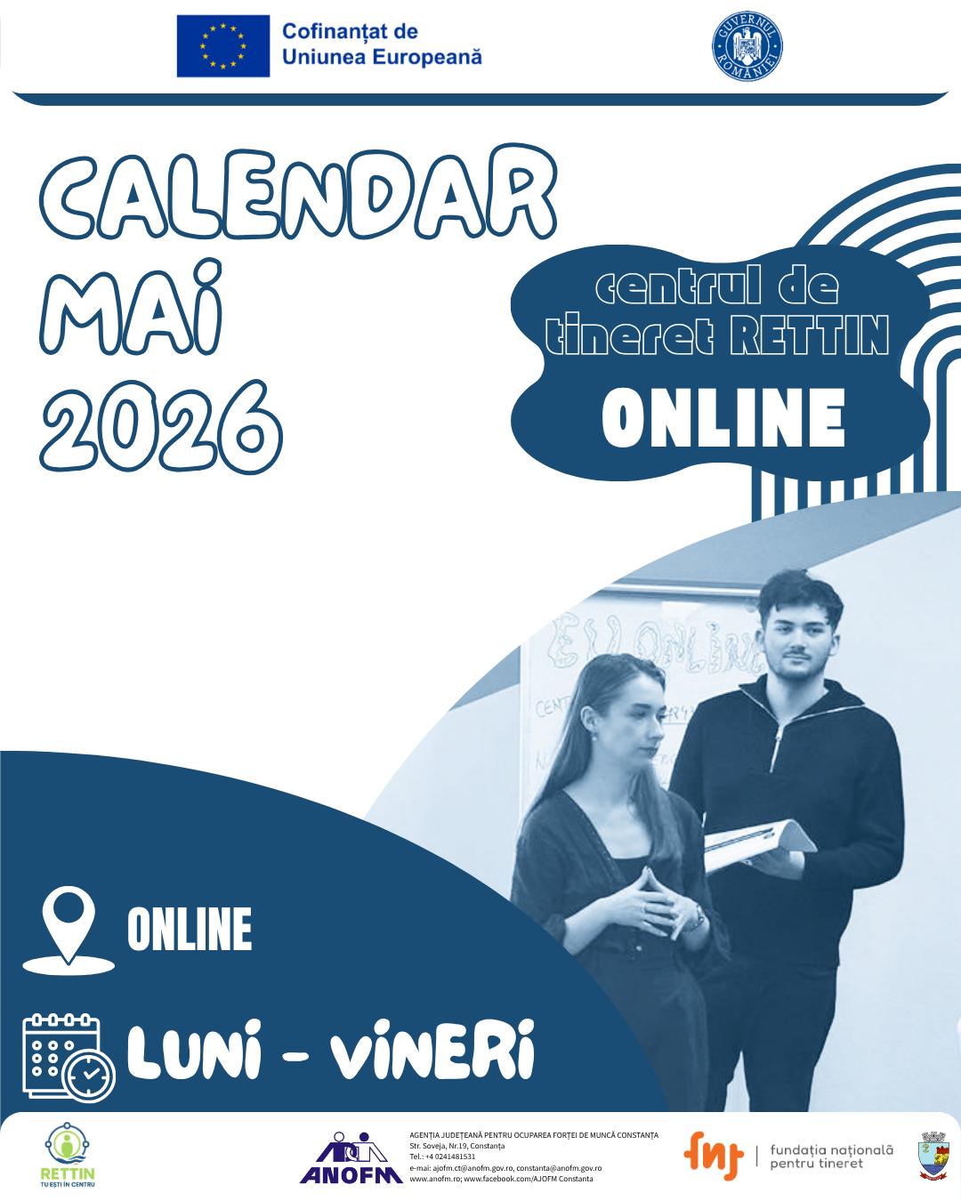 Calendar MAI 2026 – RETTIN Online