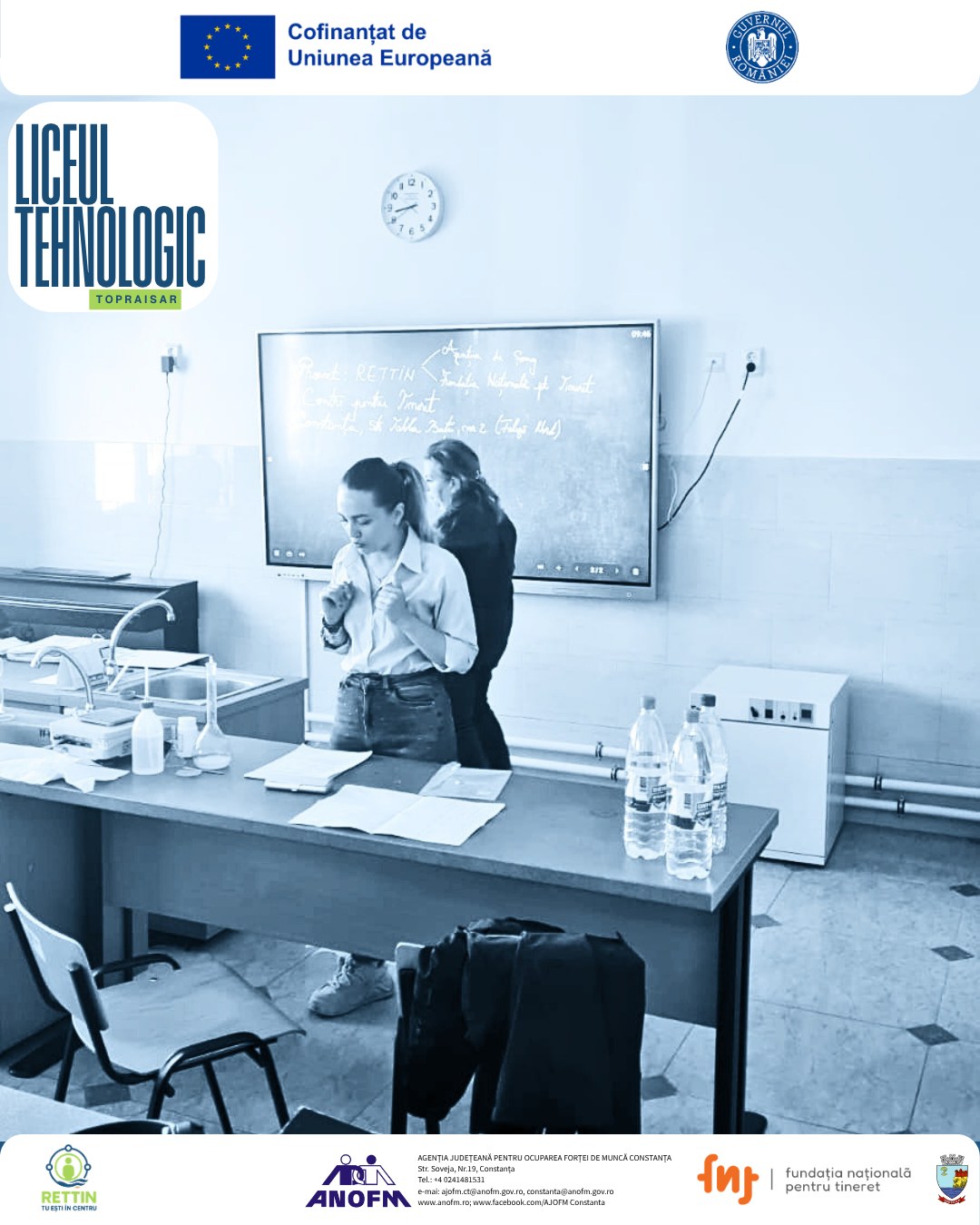 Activități de informare & învățare non-formală la Liceul Tehnologic din Topraisar