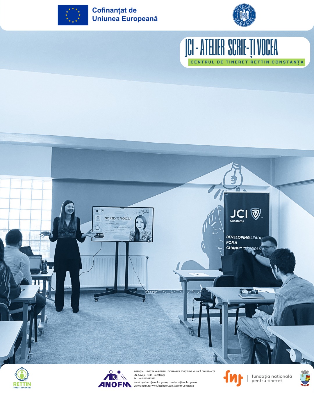 Atelierul „Scrie-ți vocea”, by JCI