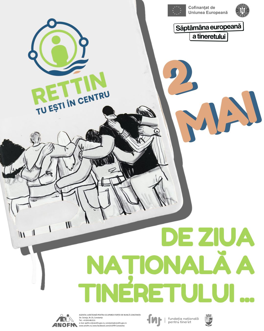 Campanie de conștientizare: EGALITATEA DE GEN de 2 mai – ZIUA NAȚIONALĂ A TINERETULUI