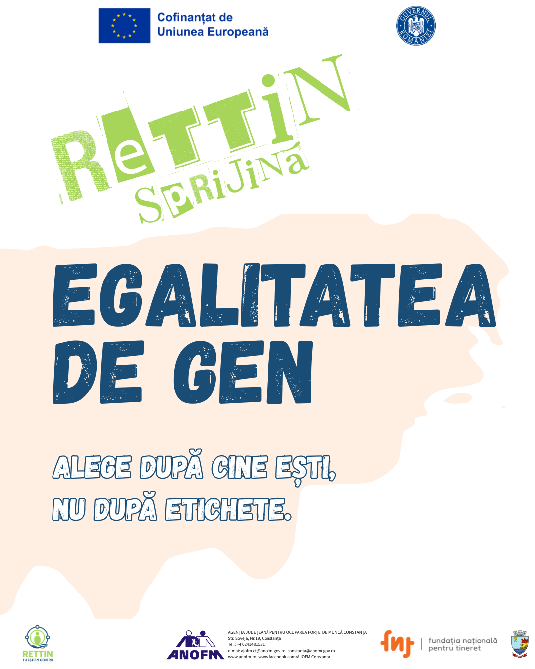 Campanie de conștientizare: EGALITATEA DE GEN