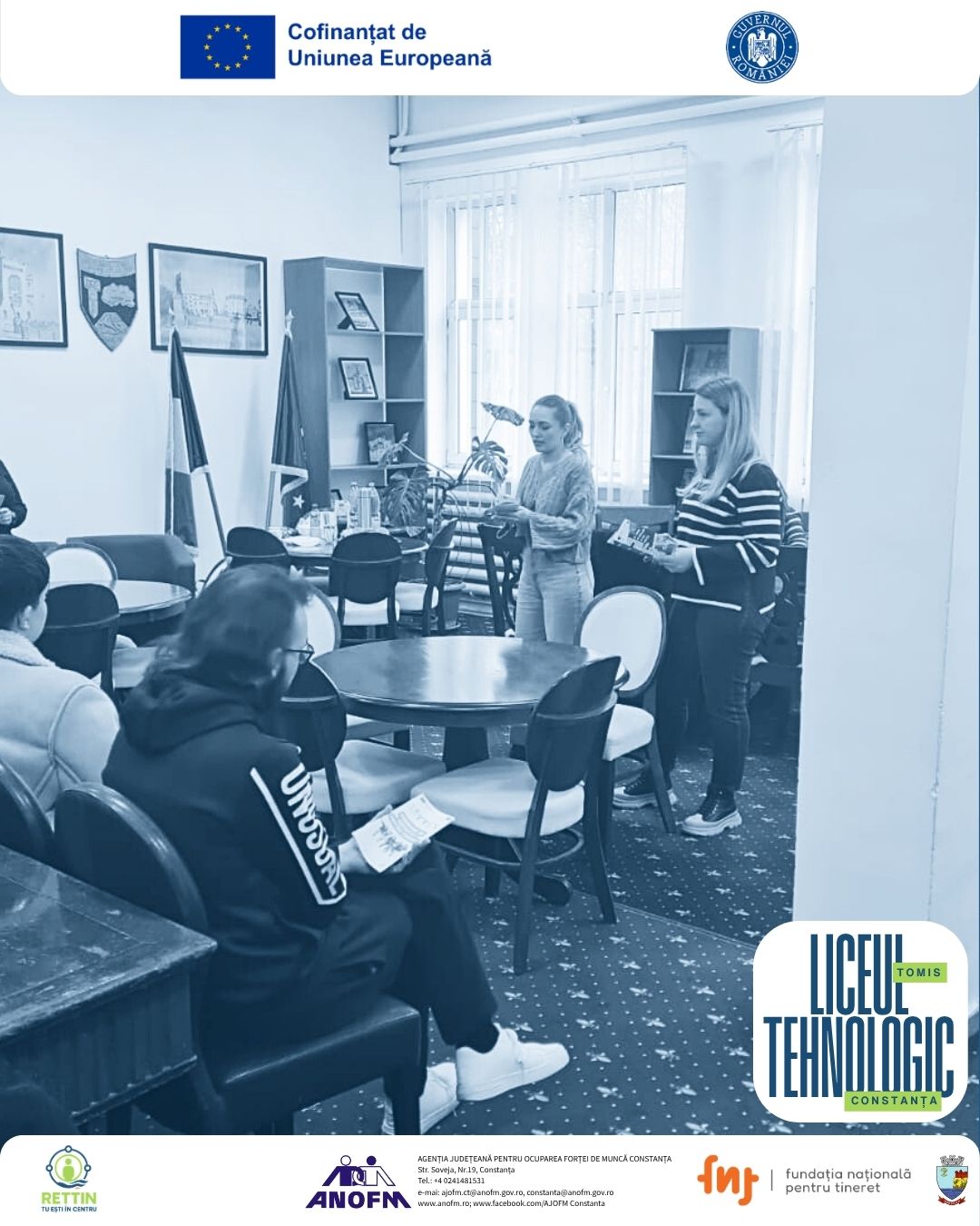 Activități de informare & învățare non-formală la Liceul Tehnologic „TOMIS” din municipiul Constanța